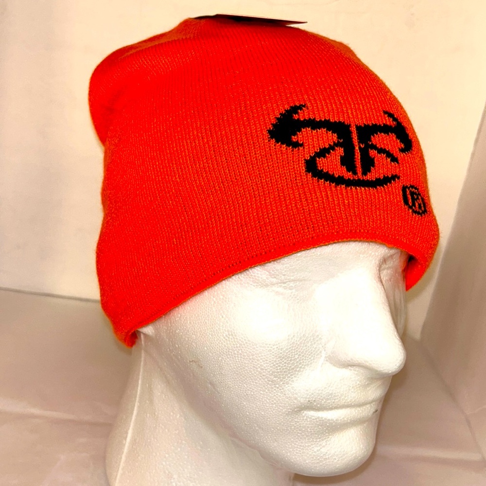 Truetimber Camo NWT OS Fleece lined stocking cap bright orange